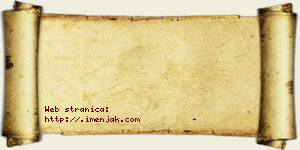 Strahinja Vranjković vizit kartica